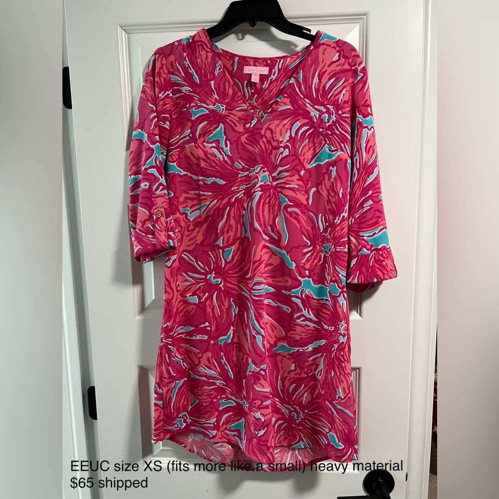 Lilly Pulitzer 3/4 sleeve dress